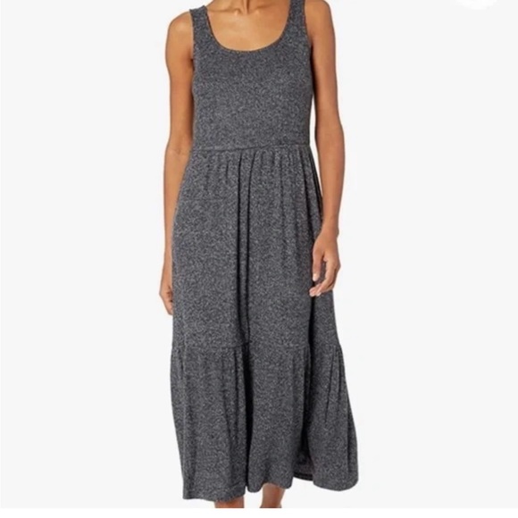 Daily Ritual Gray Ribbed Knit Top - Picture 1 of 4